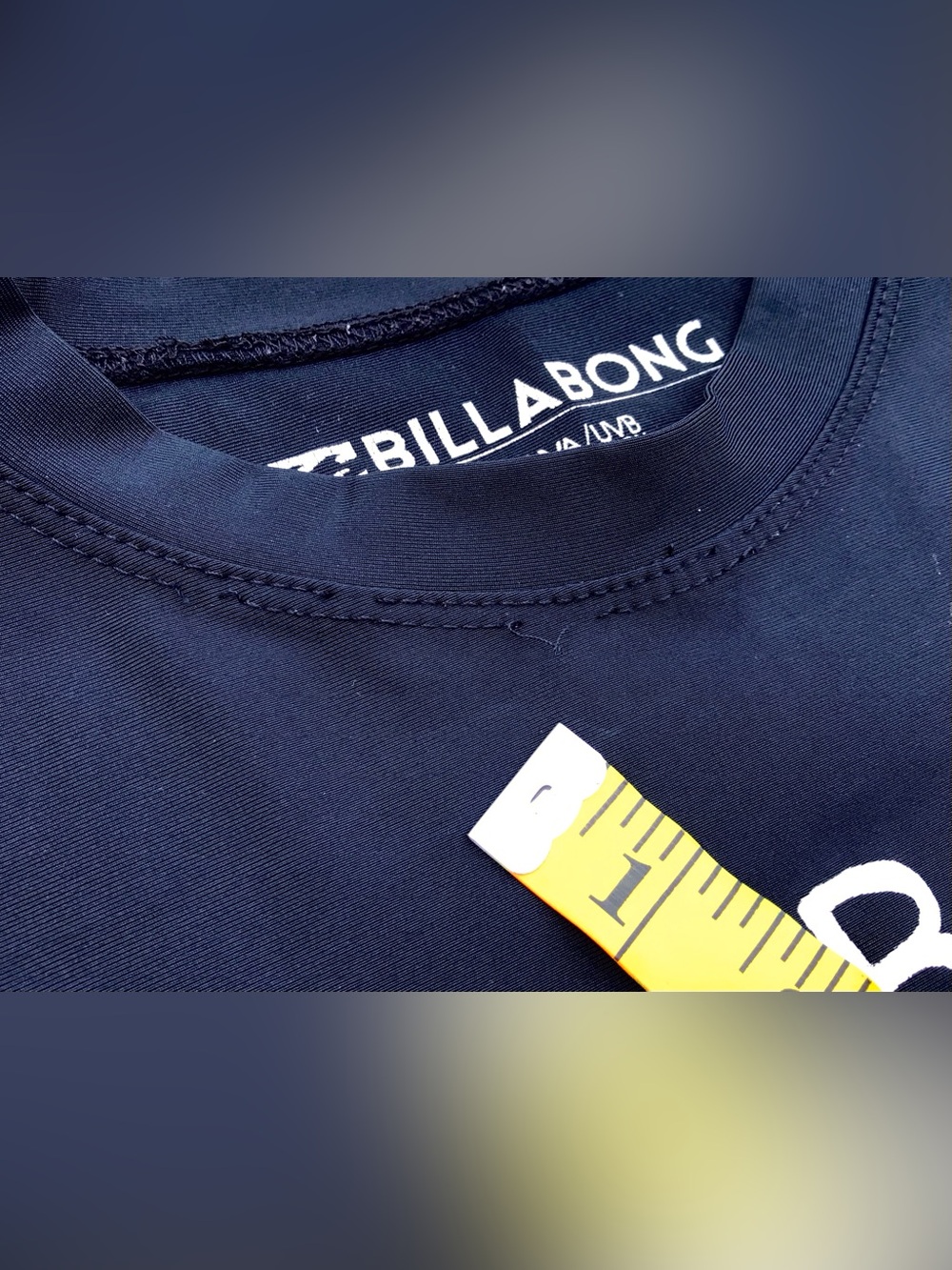 Ladies M BILLABONG Black Graphic Logo Short Sleeve Spring Rash Guard Top Shirt - Picture 6 of 6